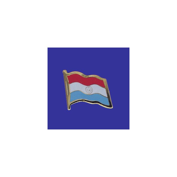 Paraguay Lapel Pin (Single Waving Flag)