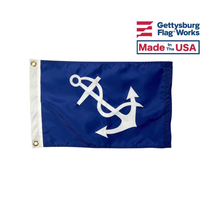 12x18" Port Captain Officer Boat Flag - Yacht Club Officer Flags