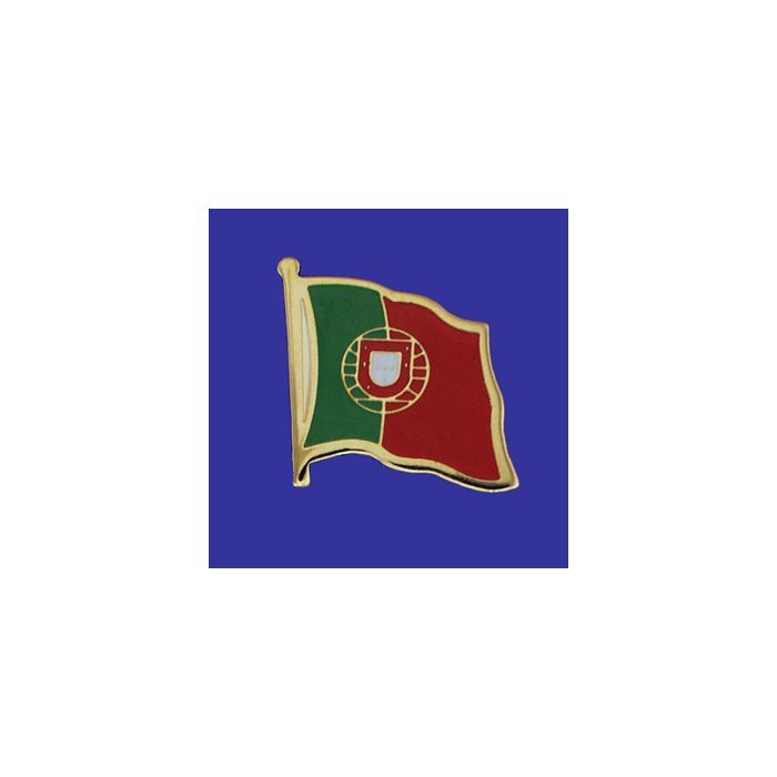 Portugal Lapel Pin (Single Waving Flag)