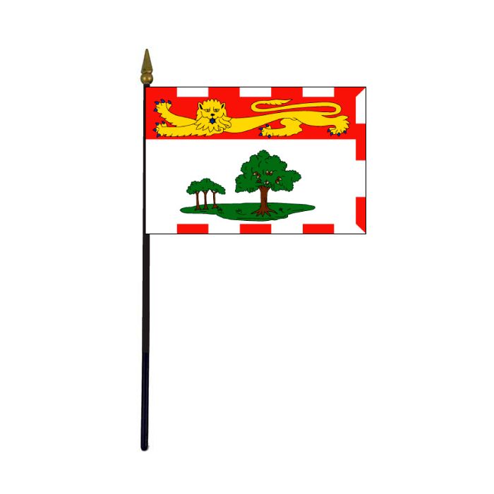 Prince Edward Island Stick Flag - 4x6"