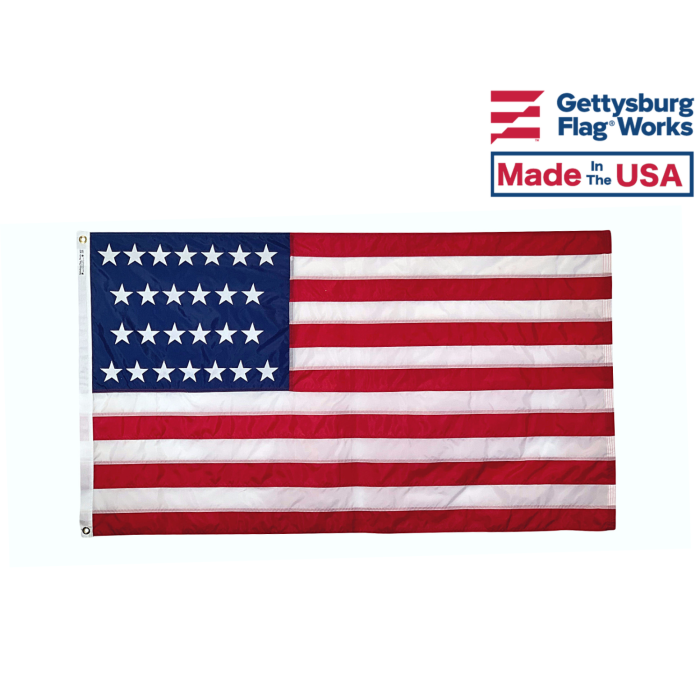 Historical American 26 Star Flag