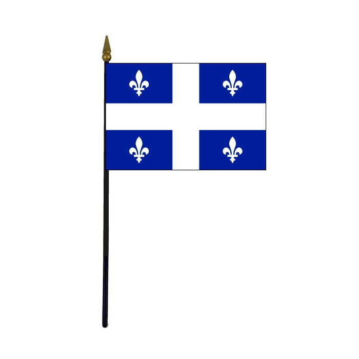 Quebec Stick Flag - 4x6"