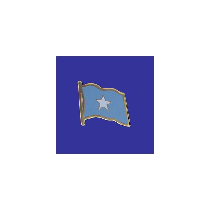 Somalia Lapel Pin (Single Waving Flag)
