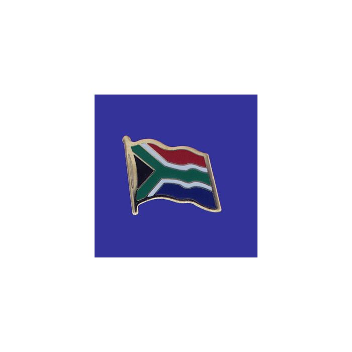 South Africa Lapel Pin (Single Waving Flag)