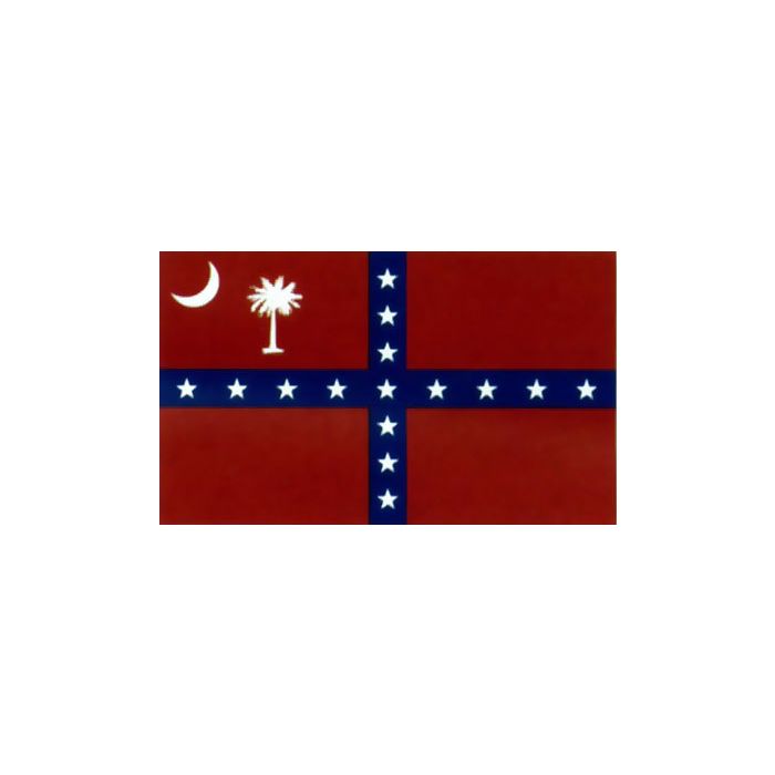 South Carolina Confederacy Flag 1861 - 3x5'
