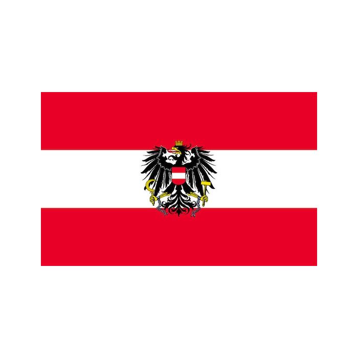 AUSTRIA FLAG (WITH EAGLE)