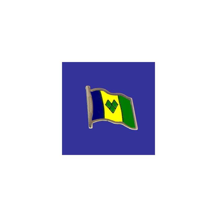St Vincent & the Grenadines Lapel Pin (Single Waving Flag)