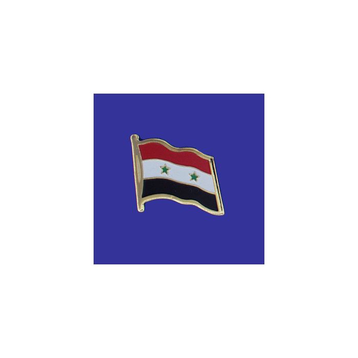 Syria Lapel Pin (Single Waving Flag)