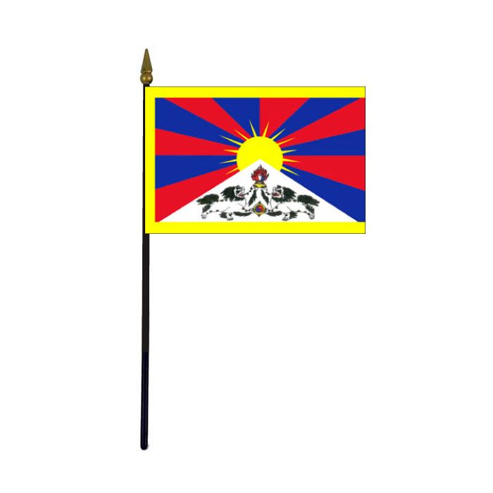Tibet Stick Flag - 4x6"