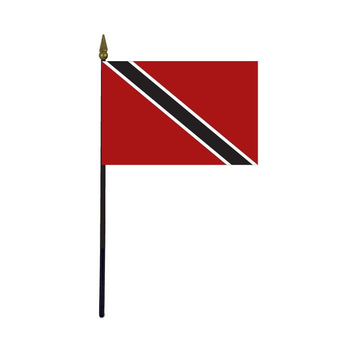 Trinidad & Tobago Stick Flag - 4x6"