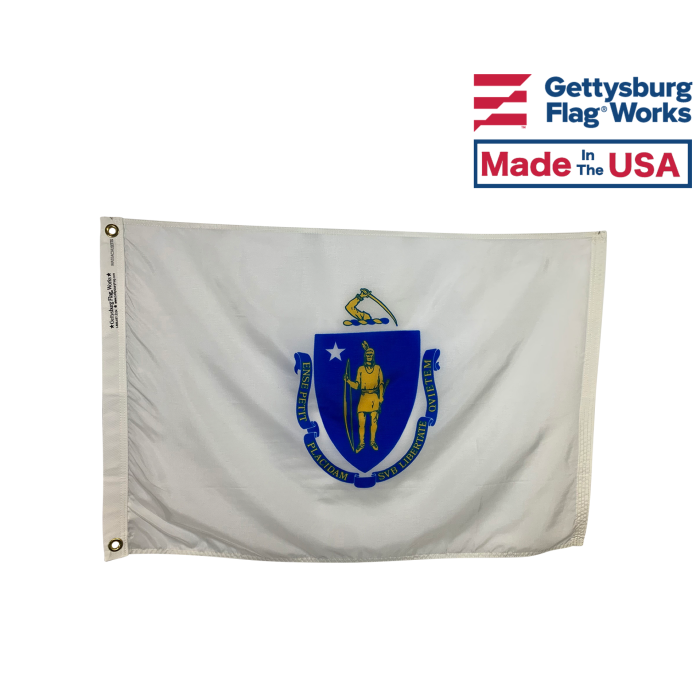 Massachusetts Flag - Outdoor