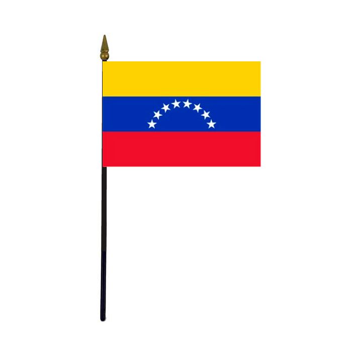 Venezuela Stick Flag - 4x6"