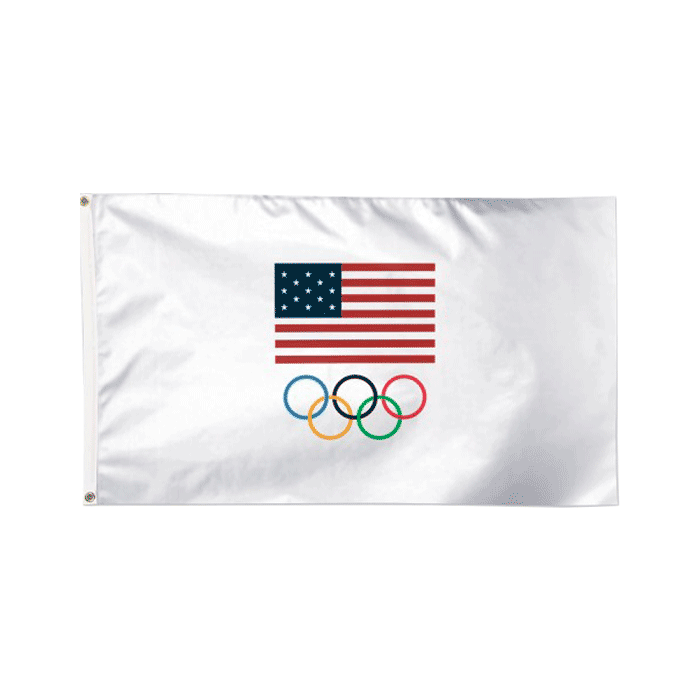 USOC Olympic Rings Flag