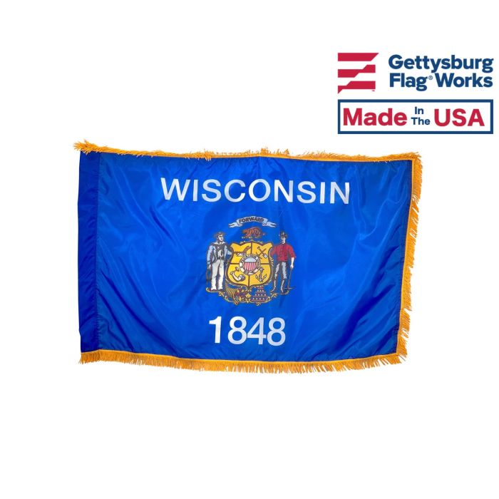 Wisconsin Indoor Flag