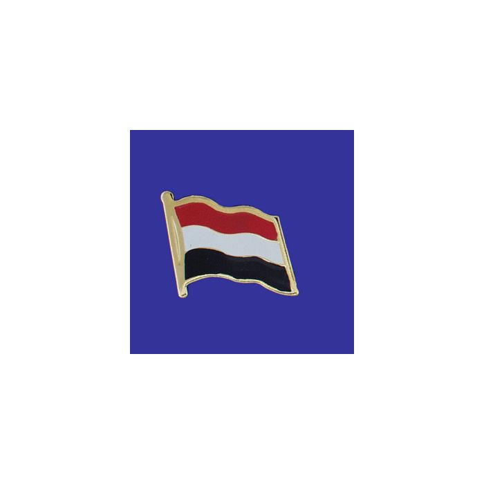 Yemen Lapel Pin (Single Waving Flag)