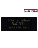 Engraved Name Plate