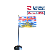 British Columbia Stick Flag - 4x6"