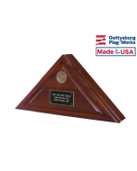 Memorial Case "Heritage" Walnut Open