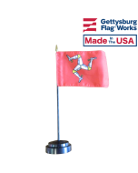 4x6" Isle of Man Stick Flag