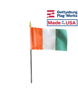 4x6" Ivory Coast Stick Flag