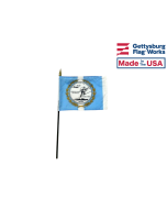 Korean War Commemorative Stick Flag - 4x6"
