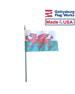 Wales Stick Flag - 4x6"