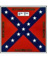 5th TX Infantry Flag - 4x4'