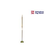 Indoor flag hardware with spear