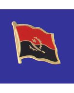Angola Lapel Pin (Single Waving Flag)