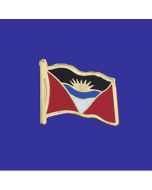 Antigua & Barbuda Lapel Pin (Single Waving Flag)