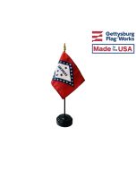 Arkansas State Stick Flag - 4x6"