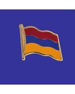 Armenia Lapel Pin (Single Waving Flag)