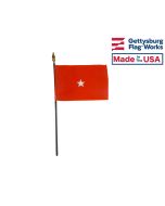 Army Brigadier General Stick Flag - 4x6"