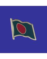 Bangladesh Lapel Pin (Single Waving Flag)