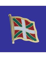 Basque Country Lapel Pin (Single Waving Flag)