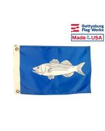 Striped Bass Flag - 12x18"