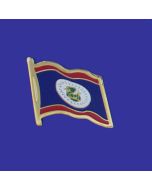 Belize Lapel Pin (Single Waving Flag)