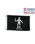 Bartholomew Roberts "Black Bart" Pirate Boat Flag