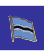 Botswana Lapel Pin (Single Waving Flag)