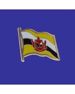 Brunei Lapel Pin (Single Waving Flag)