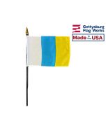 Canary Islands Stick Flag Made in the USA by Gettysburg Flag Works