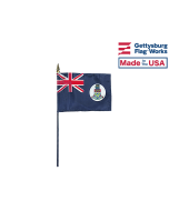 4x6" Cayman Islands Stick Flag (Blue)