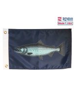 12x18" Chinook Salmon Flag - Fishing Boat Flag