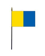 Clare County Stick Flag (Ireland) - 4x6"