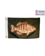 12x18" Crappie Fish Flag - Fishing Boat Flag
