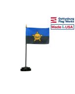 Police Mourning Stick Flag