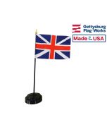 British Union Jack Stick Flag - 4x6"