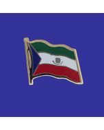 Equatorial Guinea Lapel Pin (Single Waving Flag)