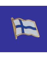Finland Lapel Pin (Single Waving Flag)