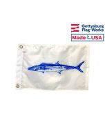King Mackerel Fish Flag - Sport Fishing Boat Flag